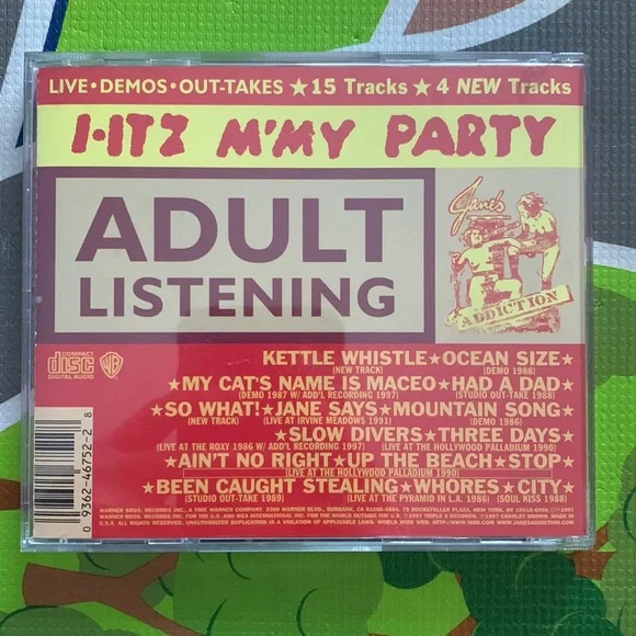 Jame’s Addiction Kettle Whistle CD - Picture 4 of 4